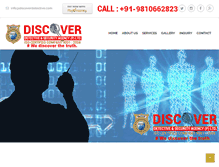 Tablet Screenshot of discoverdetective.com